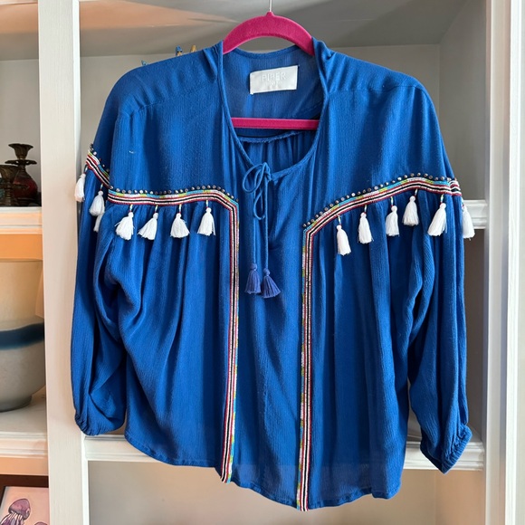 Piper Tops - PIPER BY TOWNSEN | tassel and beaded top